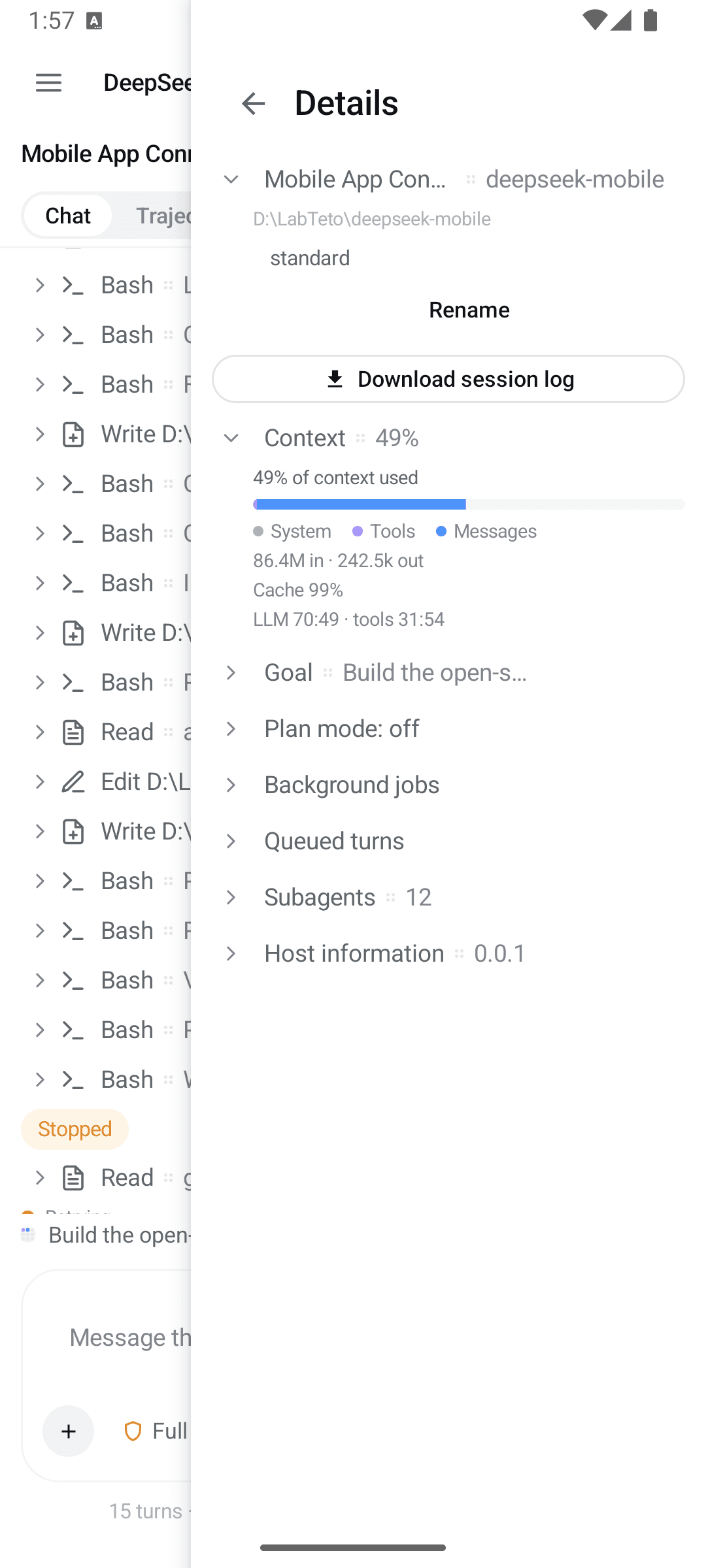 Everything the GUI does